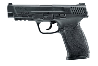 Smith&Wesson MP45 2.0 in schwarz Mündung zeigt nach links