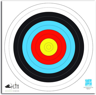 YAK Archery WA Papier-Scheibenauflagen für Bogenschießen Recurve- und Compoundbögen inkl. Aufkleber est-bogensport